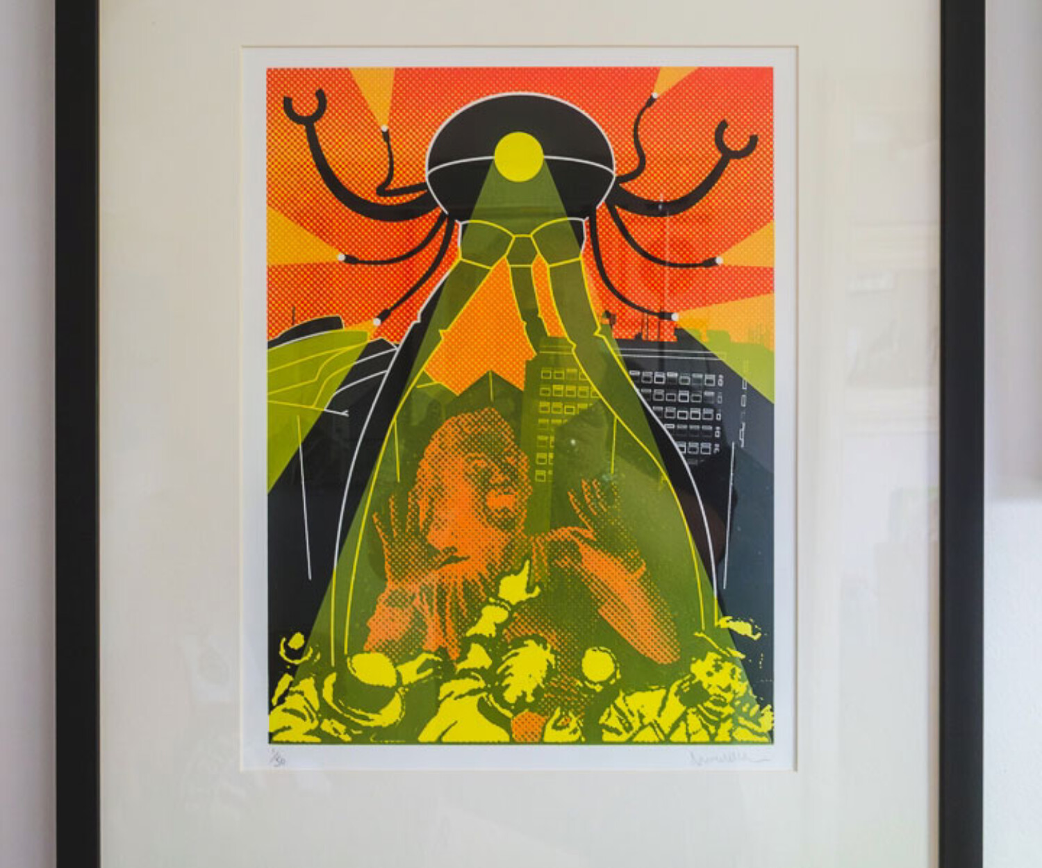 War of the Worlds Silkscreen Print