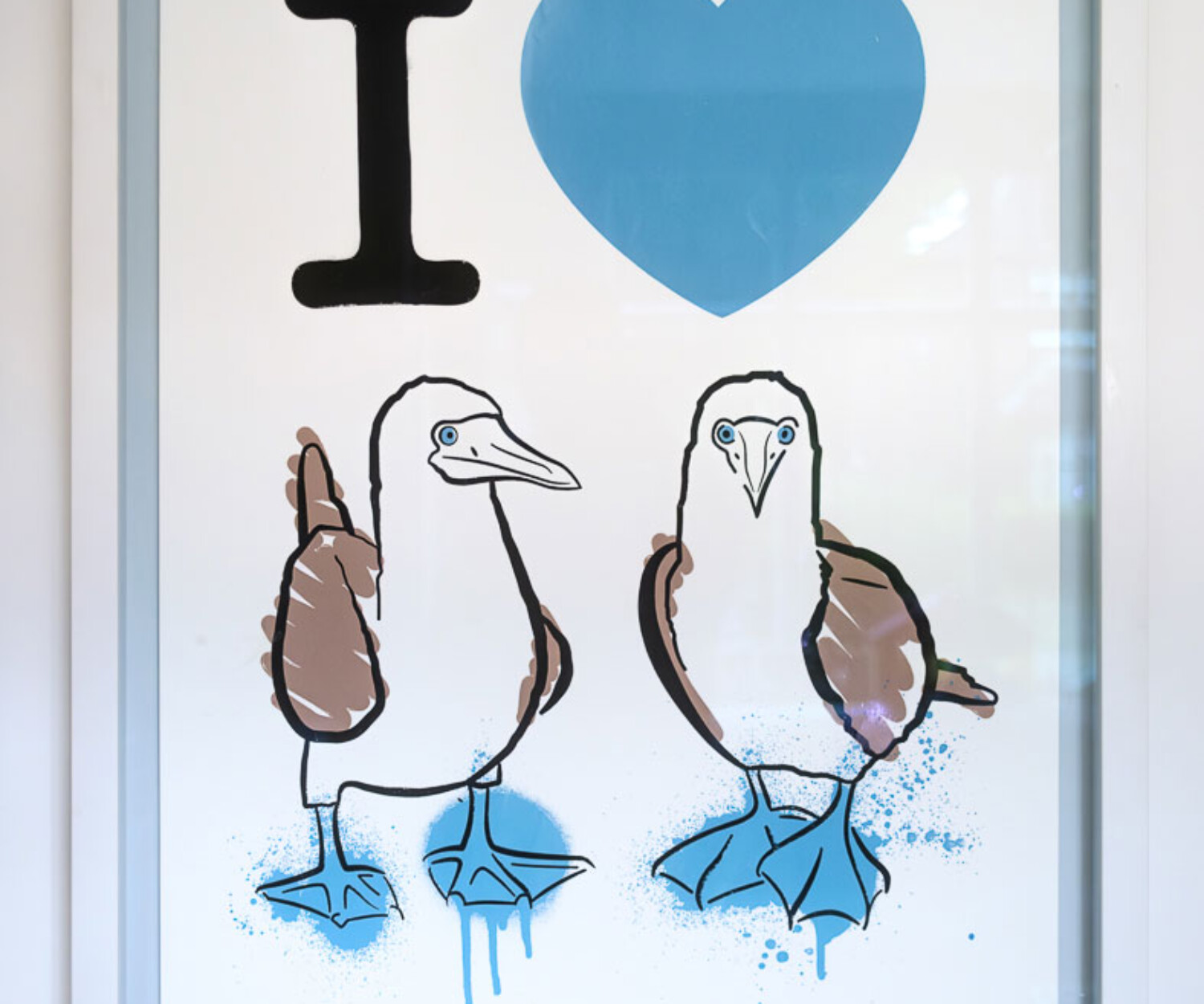 A Silkscreen print with a glint in it's eye...